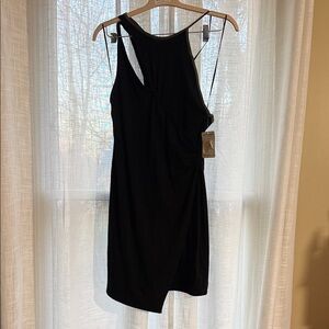 Free People Black Asymmetrical Dress
